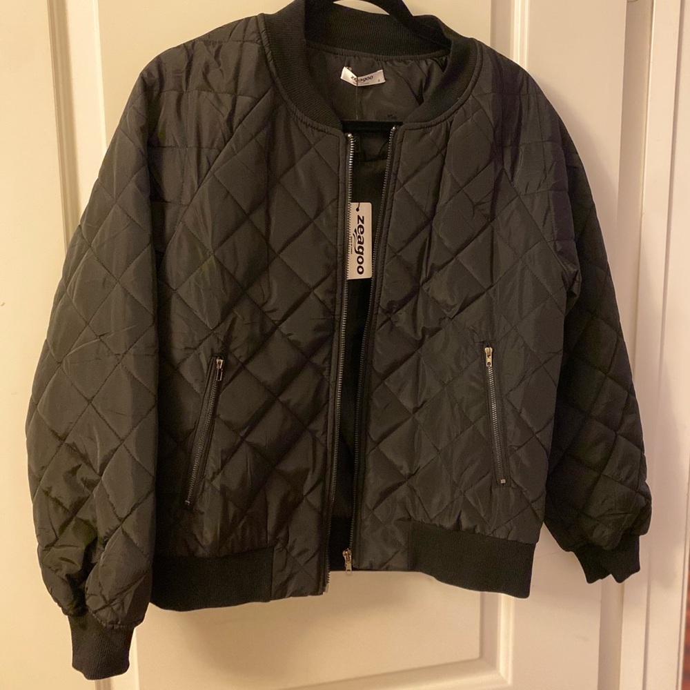Black Quilted Jacket